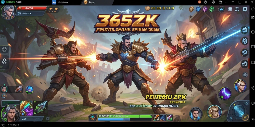 Gameplay seru dan strategi dalam pertempuran tim di 365ZK.