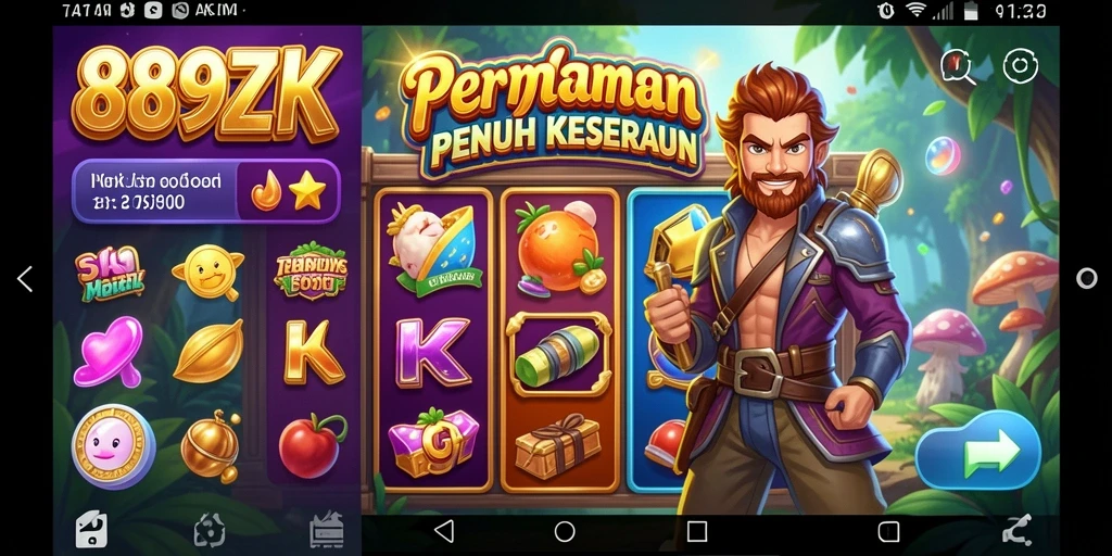 Tampilan menarik dari gameplay Slot 889ZK yang mengasyikkan.