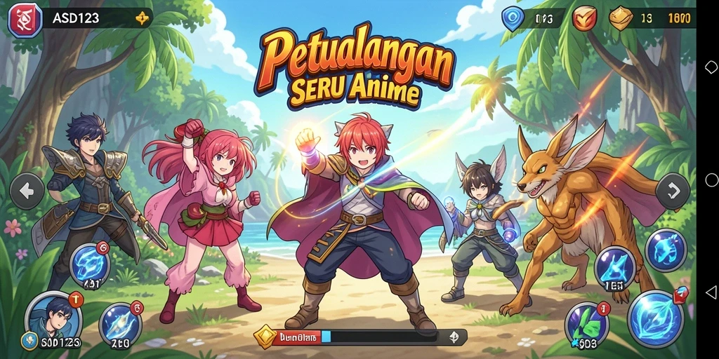 Screenshot menunjukkan aksi seru dalam game Anime.</p>