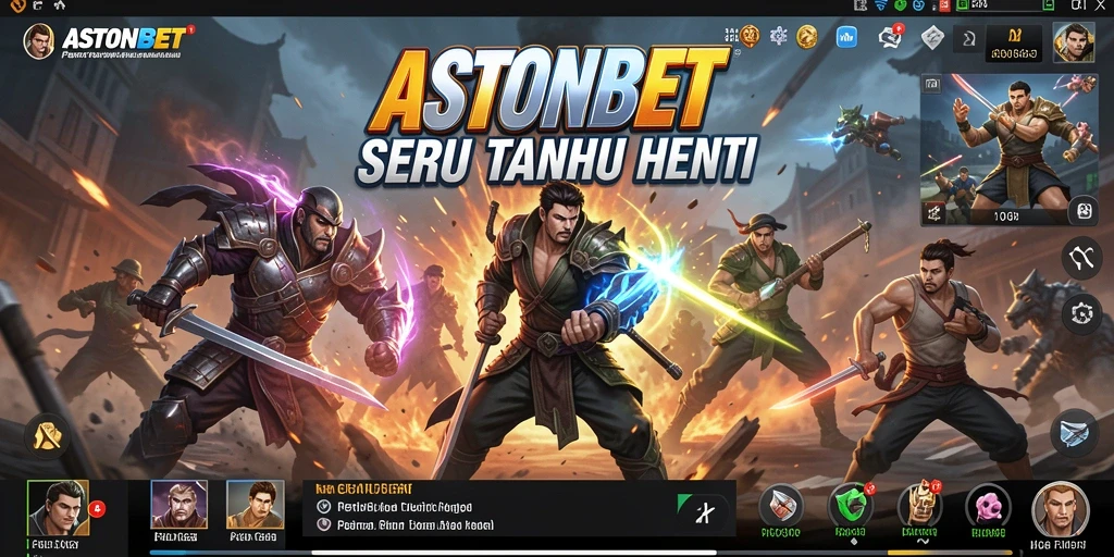 Gameplay menegangkan di arena pertarungan ASTONBET.