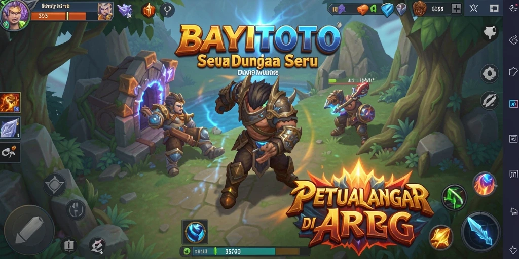 Screenshot gameplay BAYITOTO yang menampilkan petualangan epik di dunia ARPG.