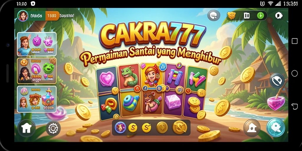 Gameplay CAKRA777 yang penuh warna dan menarik.
