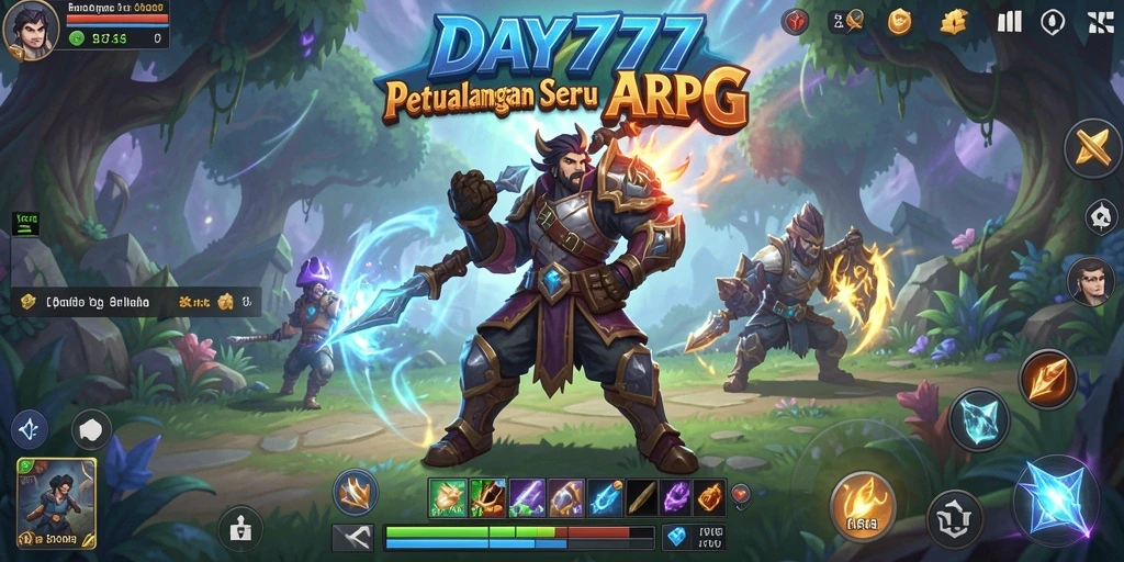 Tangkapan layar gameplay DAY777 yang penuh aksi dan petualangan.