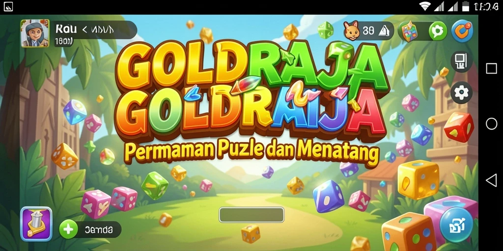 Gameplay <strong>GOLDRAJA</strong> yang penuh tantangan dan visual menawan.