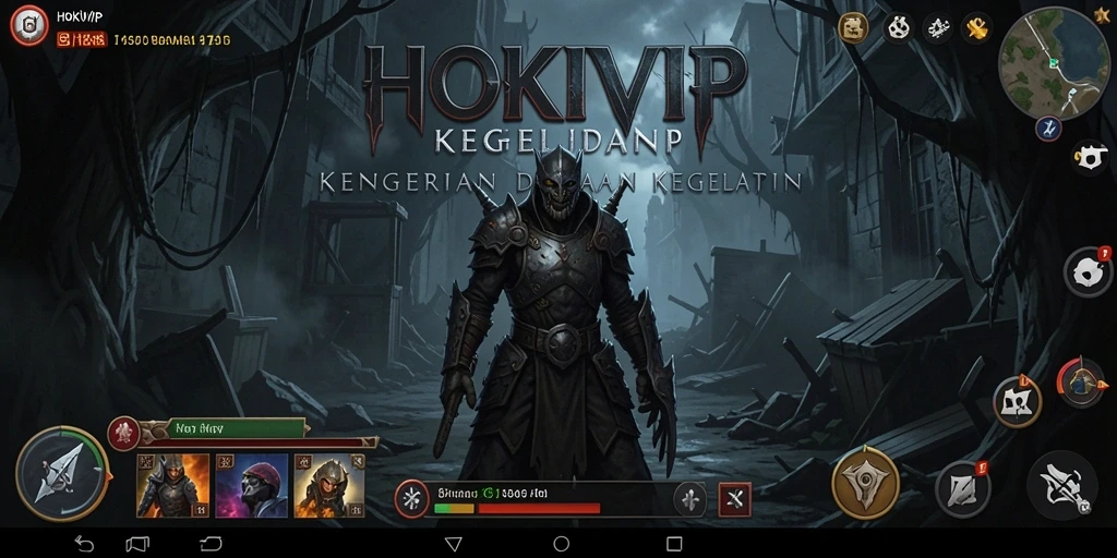 Tampilan gameplay HOKIVIP yang menegangkan dan penuh kengerian.