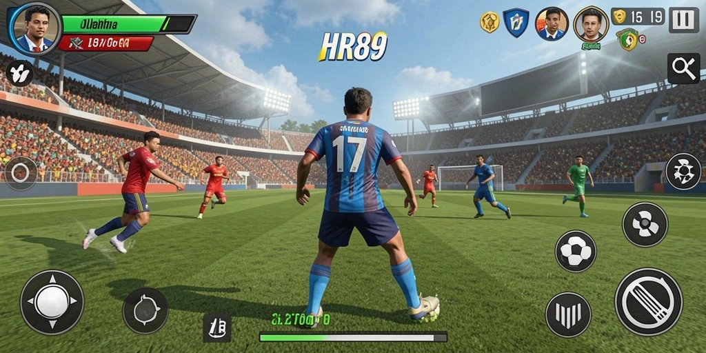 Gameplay seru dan interaktif HR89 dalam berbagai cabang olahraga.