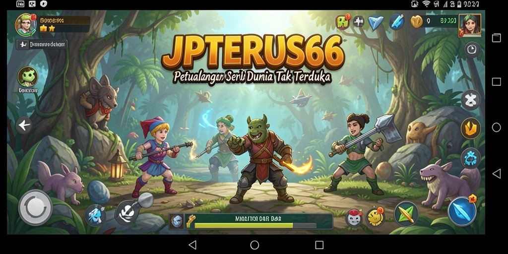 Screenshot gameplay <strong>JPTERUS66</strong> menampilkan aksi eksplorasi yang mendebarkan.