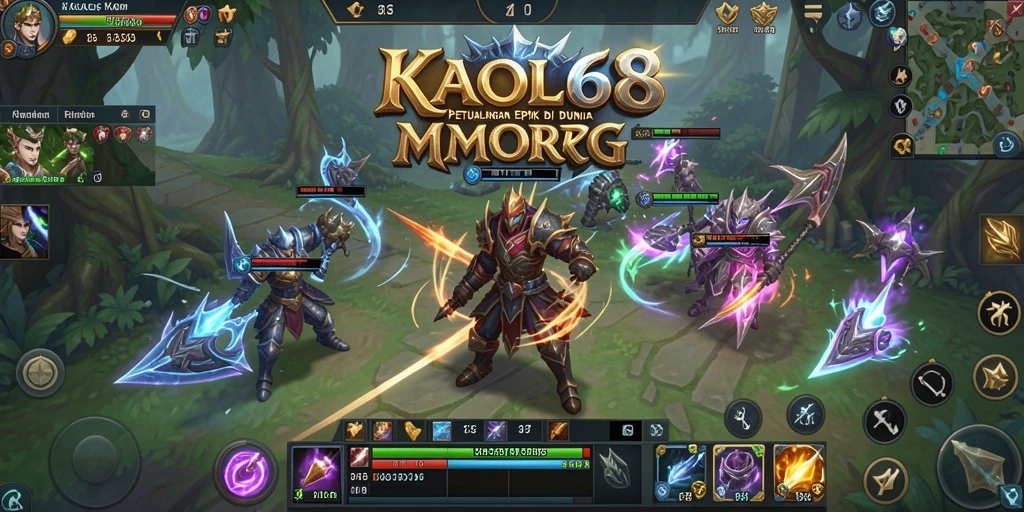 Screenshot gameplay KAOL68 menampilkan petualangan seru di dunia MMORPG.
