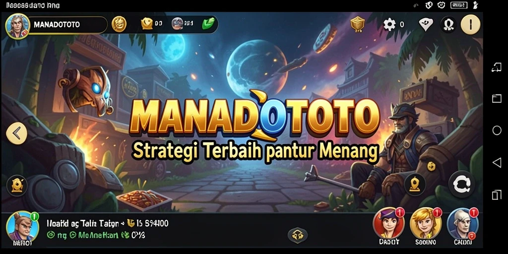 Screenshot gameplay <strong>MANADOTOTO</strong> menampilkan strategi mendebarkan yang harus diterapkan.