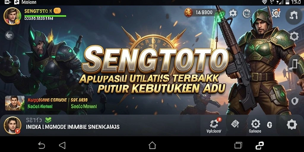 Tampilan antarmuka SENGTOTO yang bersih dan mudah navigasi.