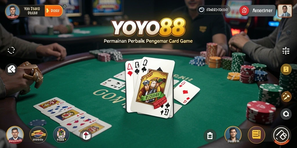 Tampilan menarik dari gameplay Poker di YOYO88 yang menegangkan.